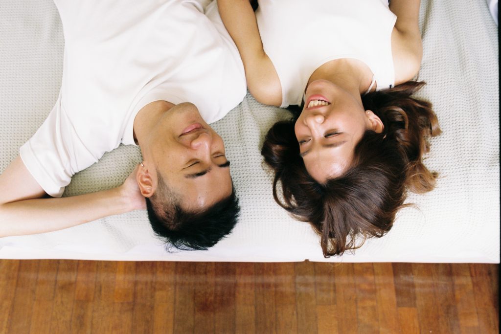 Pre-wedding photoshoot on analogue film